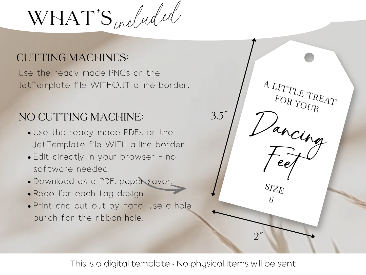 Editable Wedding Flip Flop Tags Printable – Treat For Your Dancing Feet, Instant Download, DIY Reception Favour
