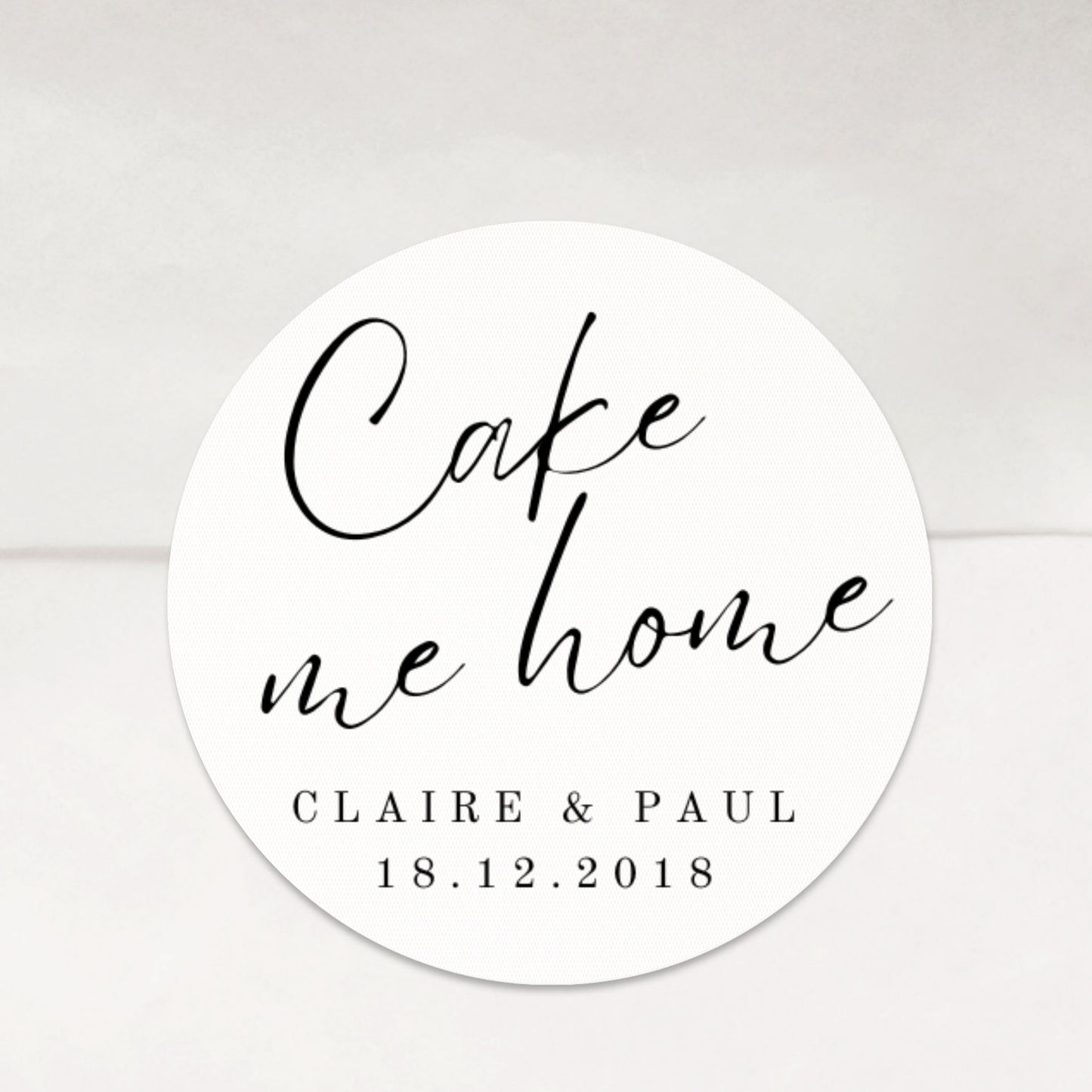 Personalised Sticker For Wedding Cake Favour Sticker Personalised Wedding Cake Sticker For Wedding Favour Sticker For Wedding Cake- Samantha