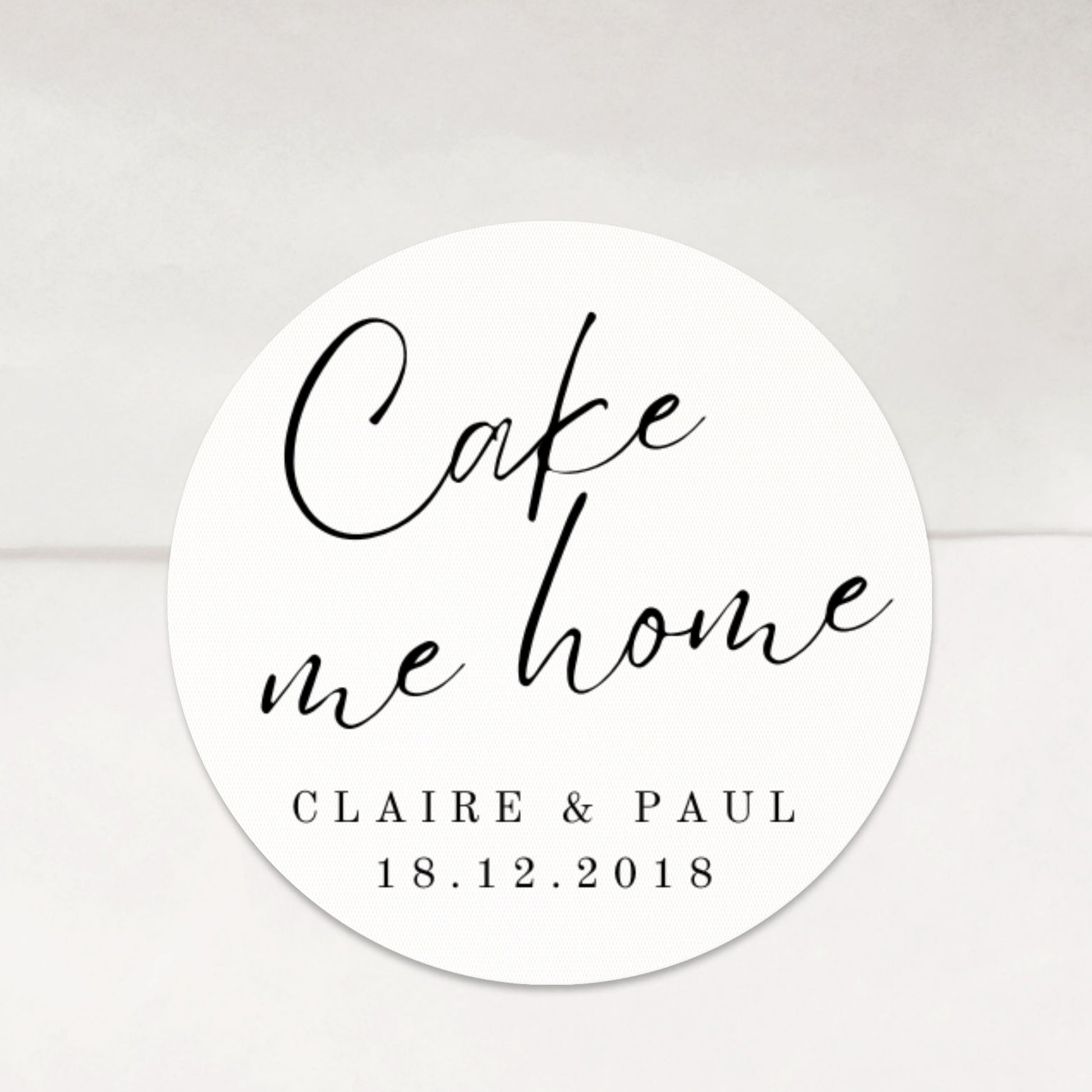 Personalised Sticker For Wedding Cake Favour Sticker Personalised Wedding Cake Sticker For Wedding Favour Sticker For Wedding Cake- Samantha