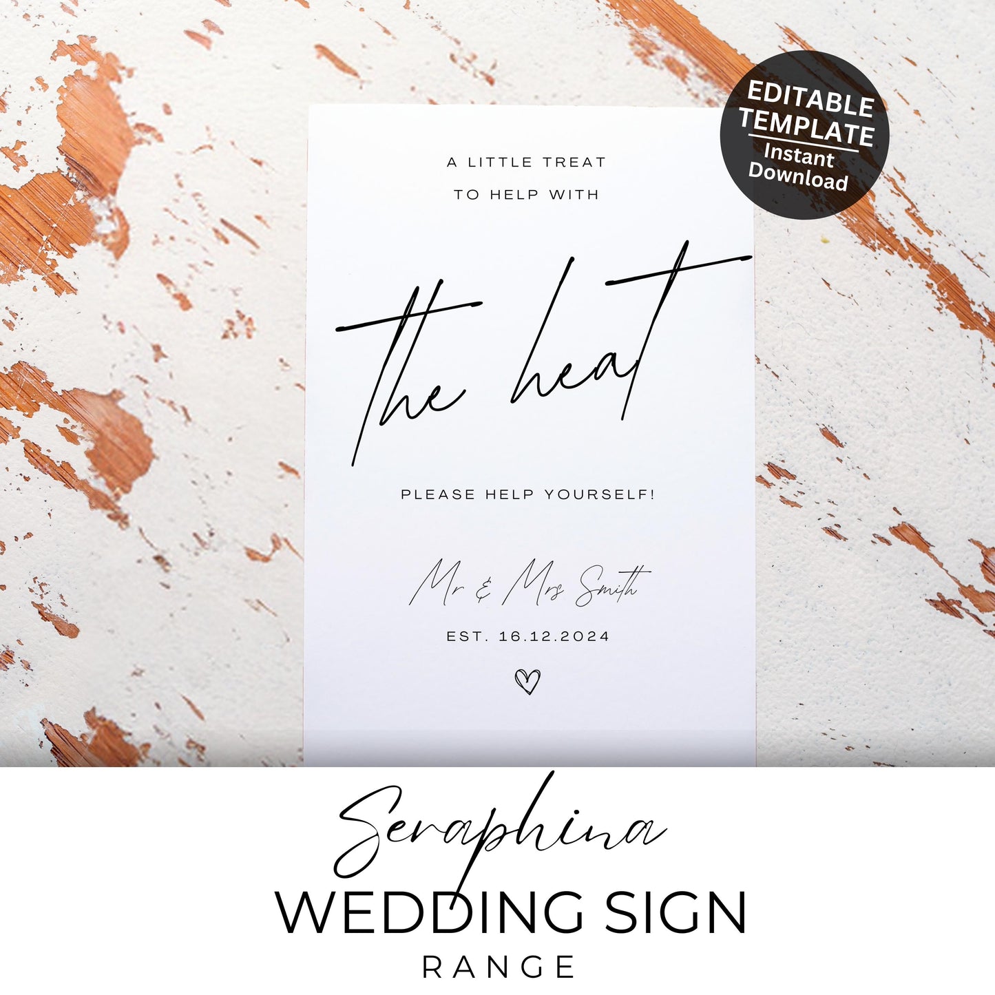 Wedding Fan Sign Editable Template Wedding Sign For Destination Wedding Fan Sign Printable Summer Wedding Fan Sign For Summer - Seraphina
