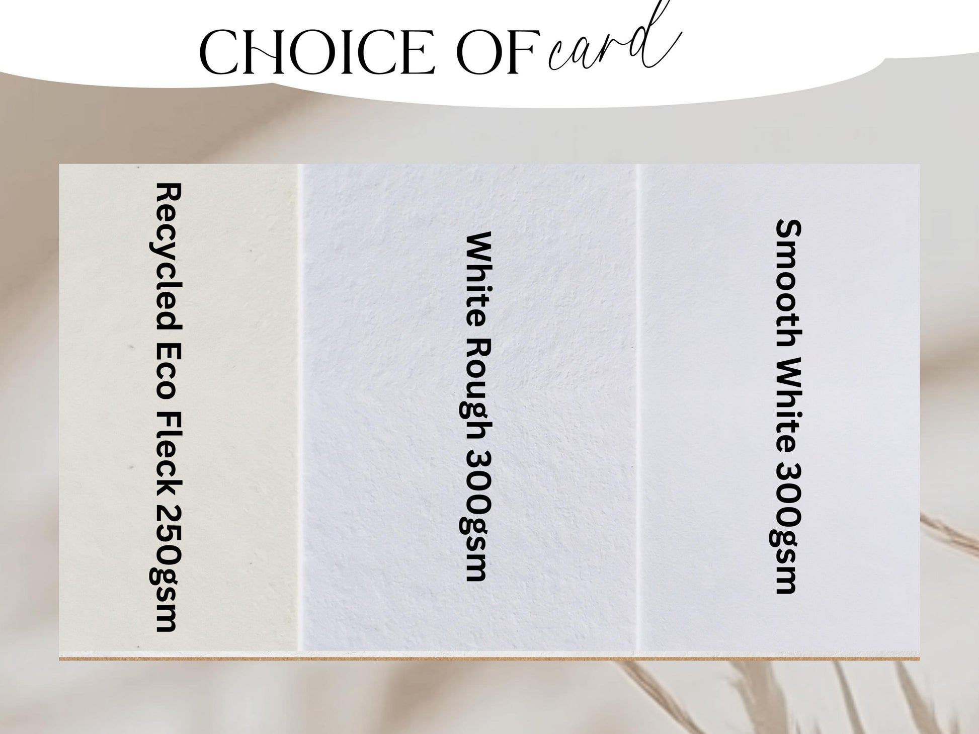 Personalised Reserved Seat Tag for Minimalist Wedding - Angelina