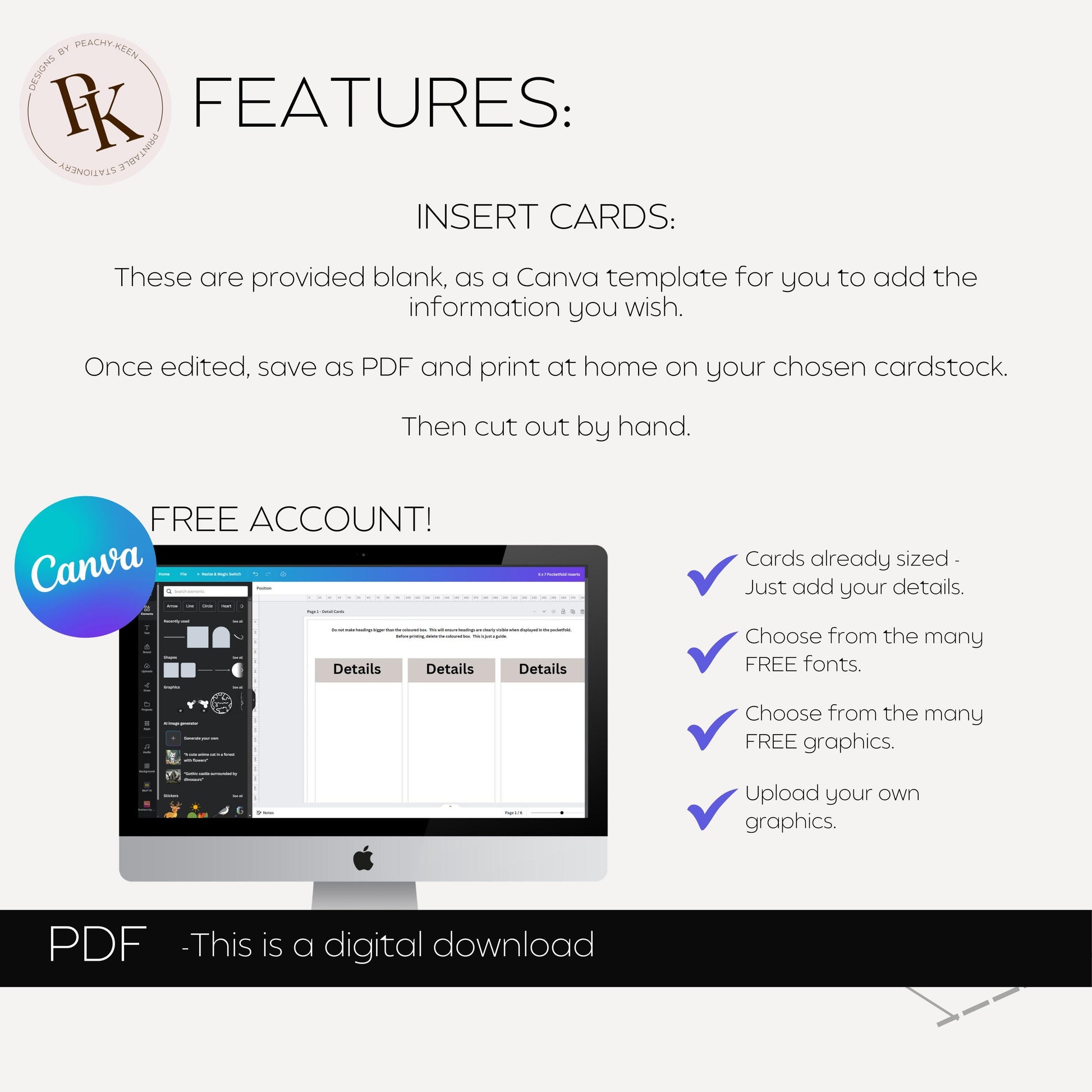 Pocketfold Wedding Invitation Trifold Wedding Invitation DIY Pocket Template Wedding Invitation Printable Pocketfold Invitation PDF