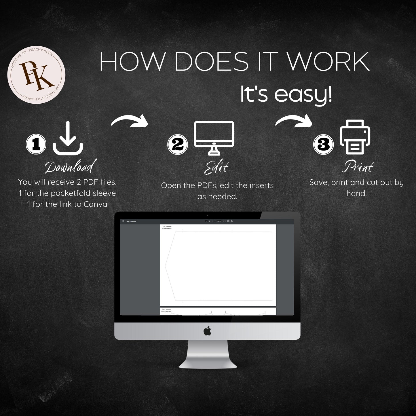 Pocketfold Wedding Invitation Trifold Wedding Invitation DIY Pocket Template Wedding Invitation Printable Pocketfold Invitation PDF