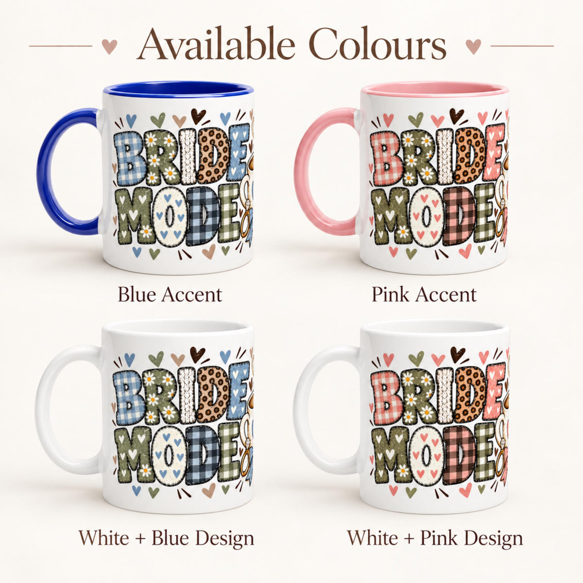 Bride Mode Mug held in hand