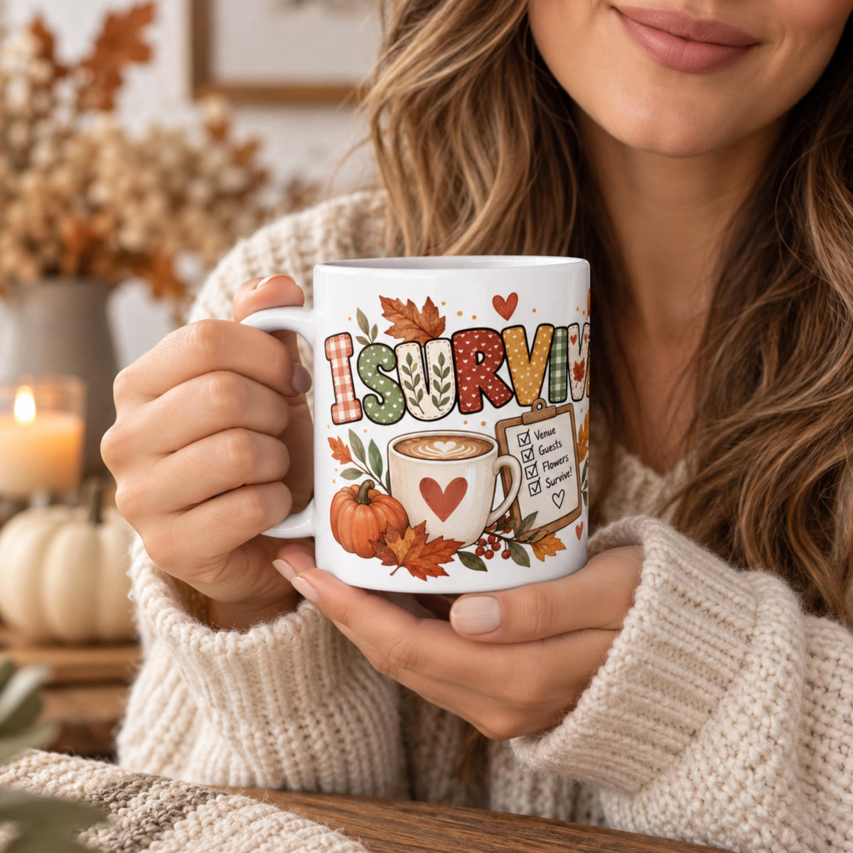 I Survived My Son's Wedding Mug design detail