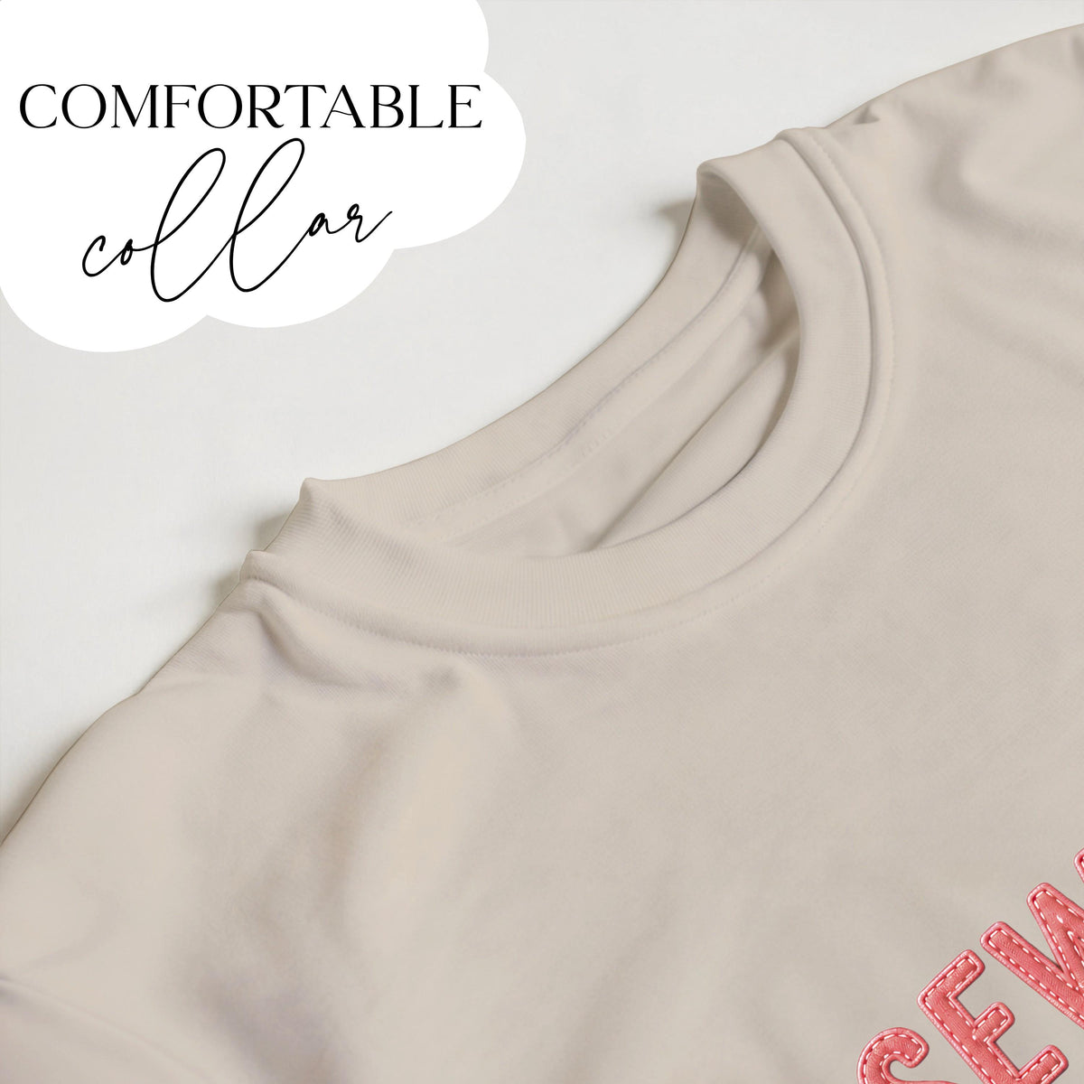 Sew In Love Sweatshirt White and Sand colourway options